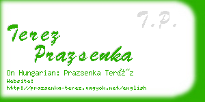 terez prazsenka business card